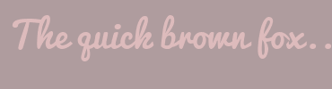 Image with Font Color DDBBBC and Background Color AF9C9E